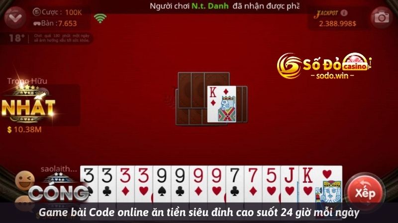 Game bài code online ăn tiền sodo