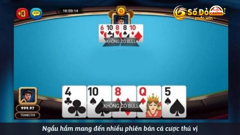 Ngầu hầm thú vị khi chơi game bài vui sodo