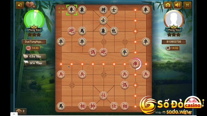 Nguyên tắc di chuyển các quân cờ trong game cờ tướng Sodo